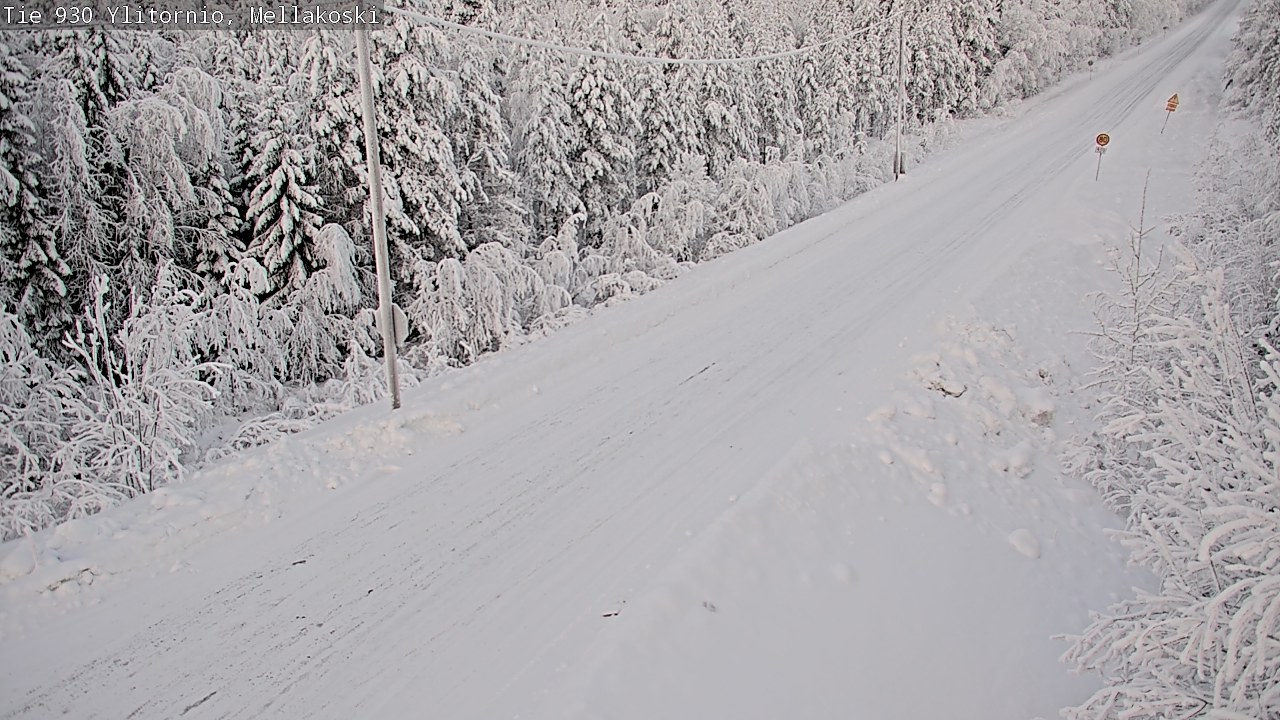 Weather Camera Image Road 83 Ylitornio, Mellakoski, Ylitornio, Lappi