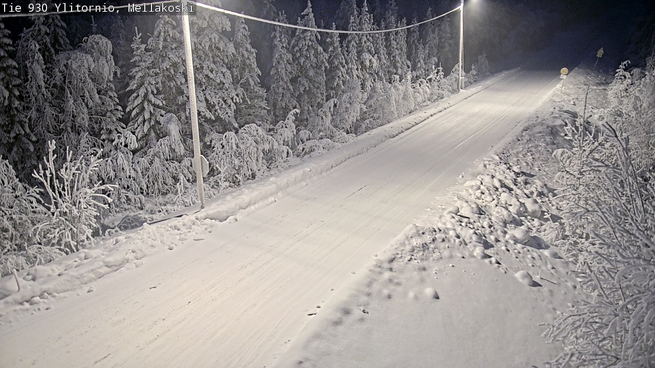 Kelikamerat Kuva TIe 930 Ylitornio, Mellakoski, Ylitornio, Lappi