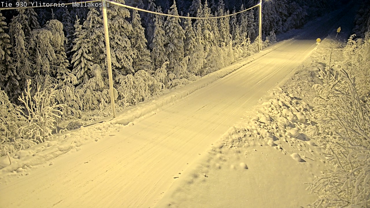 Kelikamerat Kuva TIe 930 Ylitornio, Mellakoski, Ylitornio, Lappi