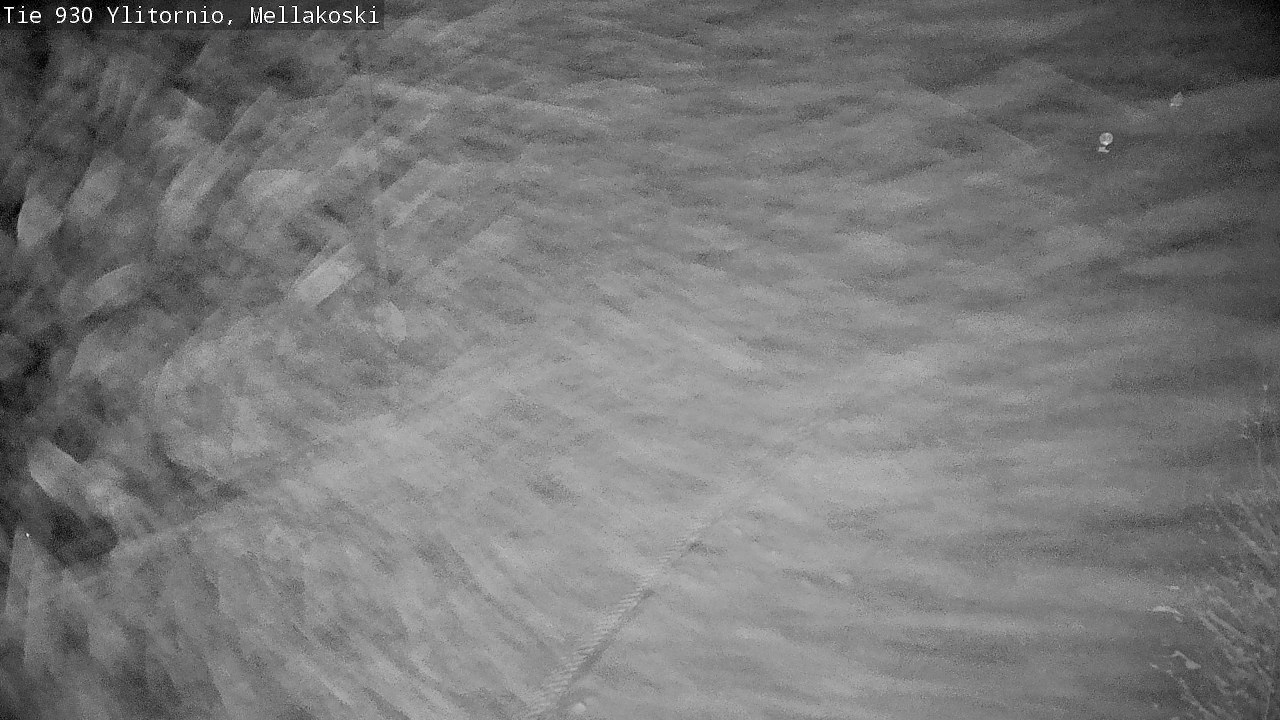 Weather Camera Image Road 83 Ylitornio, Mellakoski, Ylitornio, Lappi