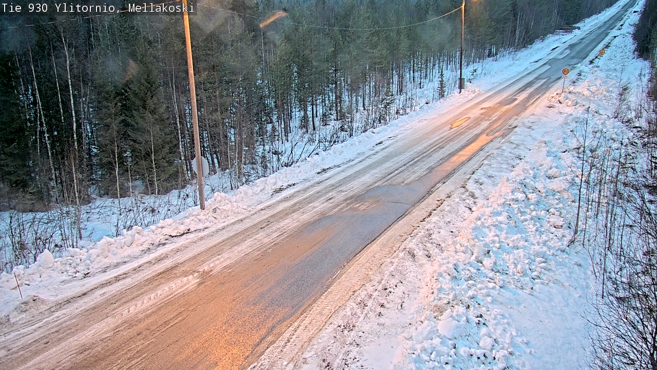 Weather Camera Image Road 83 Ylitornio, Mellakoski, Ylitornio, Lappi