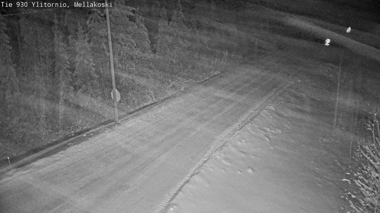 Weather Camera Image Road 83 Ylitornio, Mellakoski, Ylitornio, Lappi