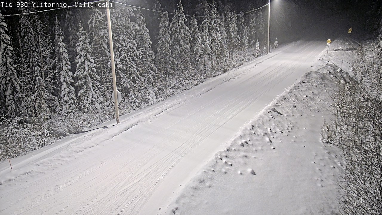 Weather Camera Image Road 83 Ylitornio, Mellakoski, Ylitornio, Lappi