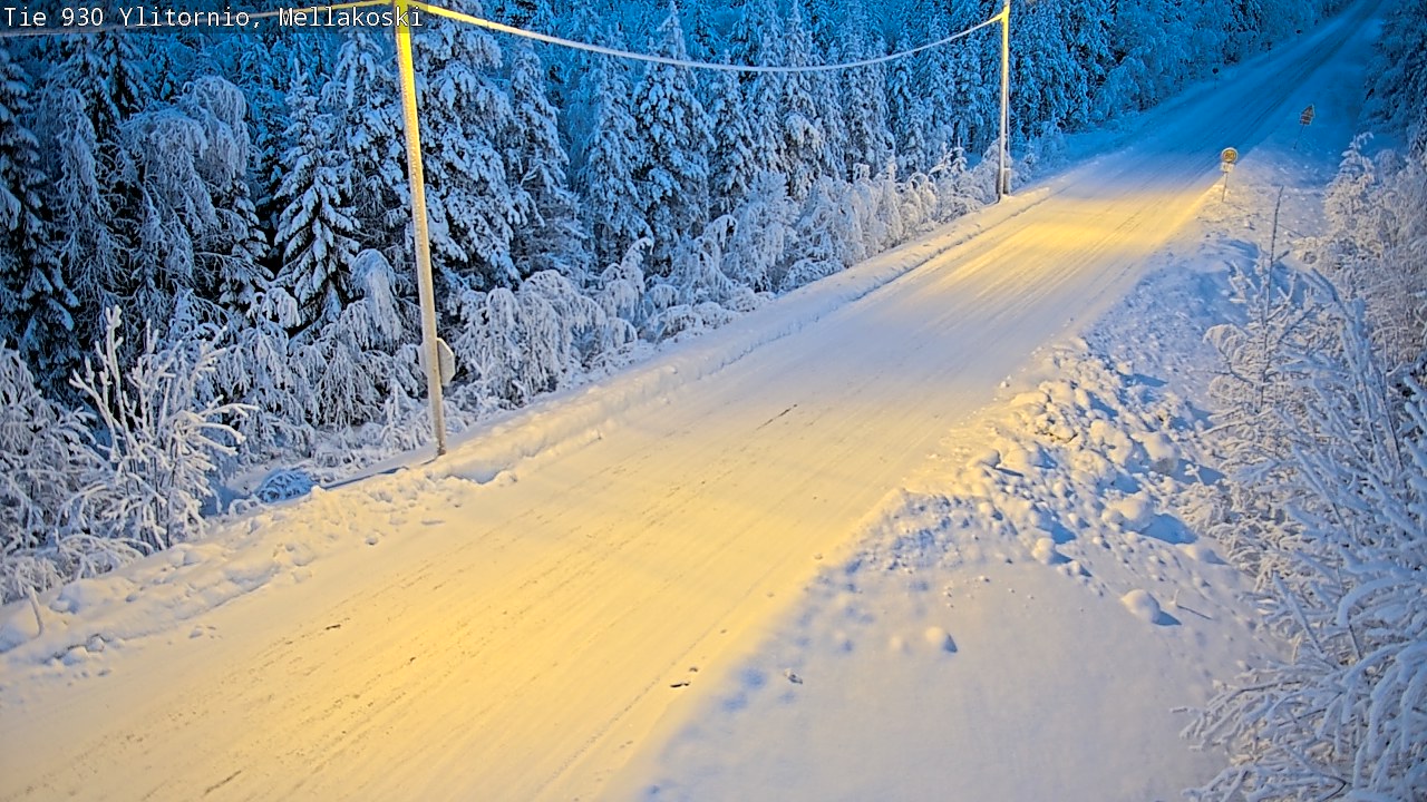 Kelikamerat Kuva TIe 930 Ylitornio, Mellakoski, Ylitornio, Lappi