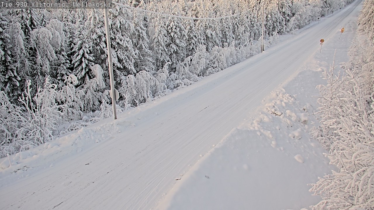 Kelikamerat Kuva TIe 930 Ylitornio, Mellakoski, Ylitornio, Lappi
