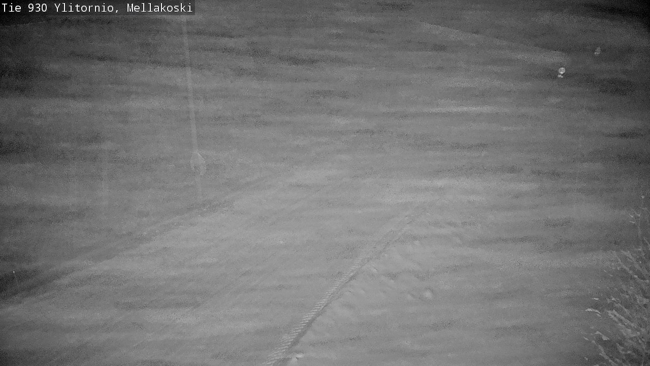 Weather Camera Image Road 83 Ylitornio, Mellakoski, Ylitornio, Lappi