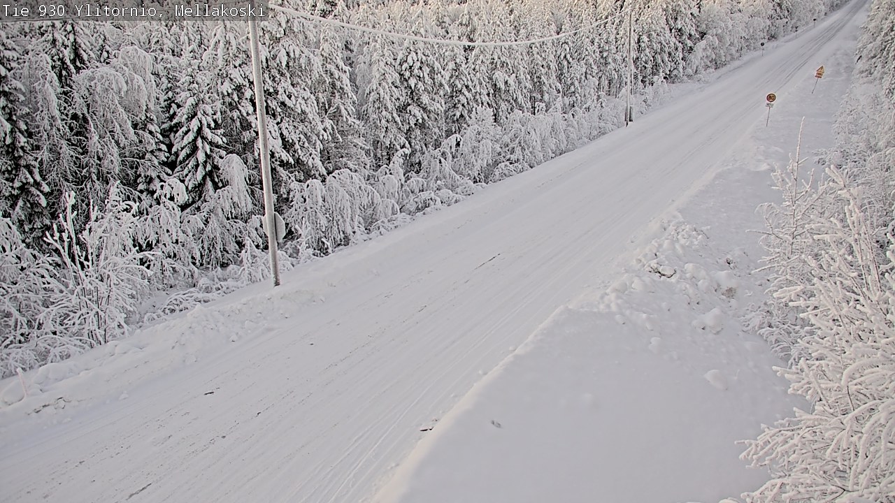 Kelikamerat Kuva TIe 930 Ylitornio, Mellakoski, Ylitornio, Lappi