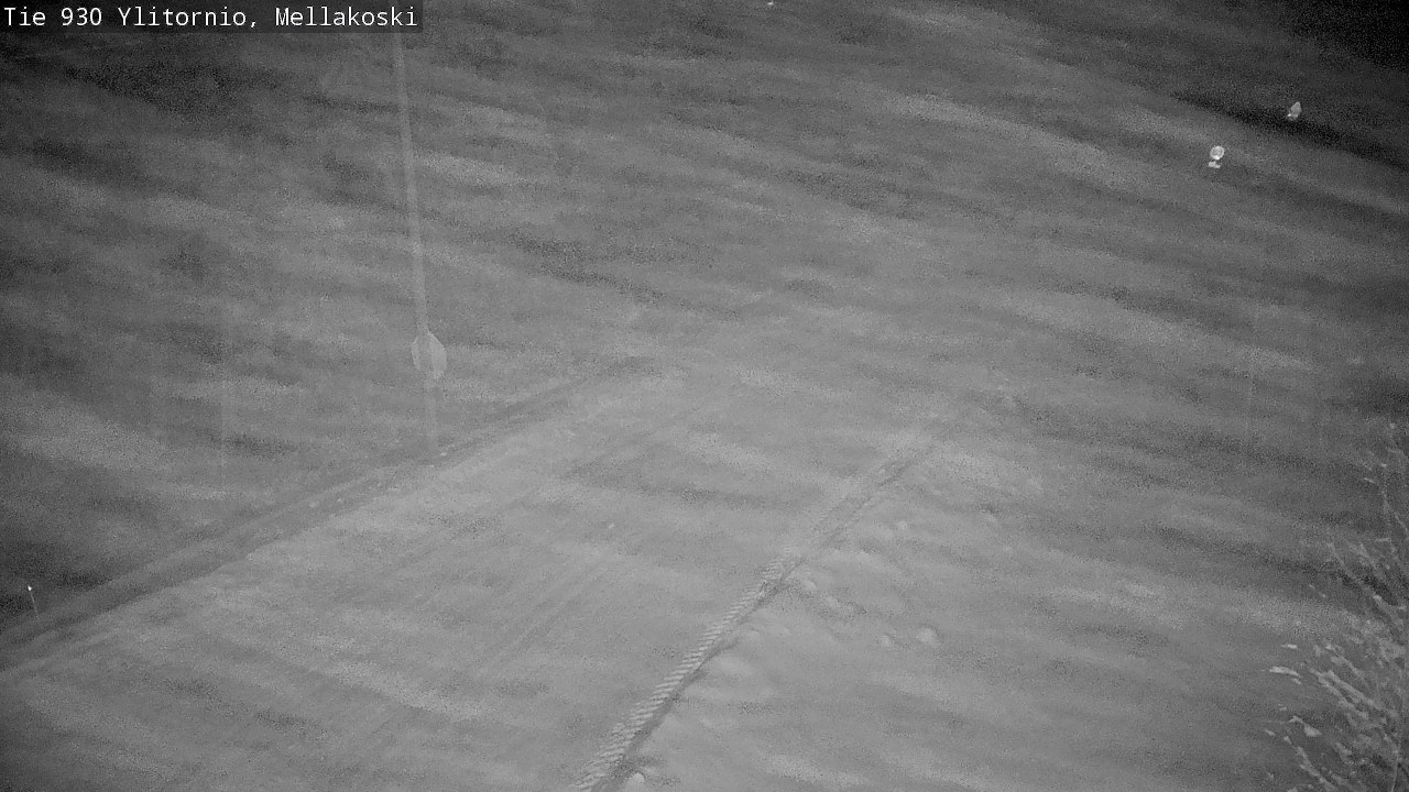 Weather Camera Image Road 83 Ylitornio, Mellakoski, Ylitornio, Lappi