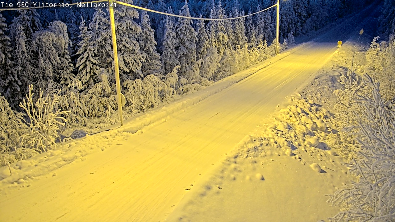 Kelikamerat Kuva TIe 930 Ylitornio, Mellakoski, Ylitornio, Lappi