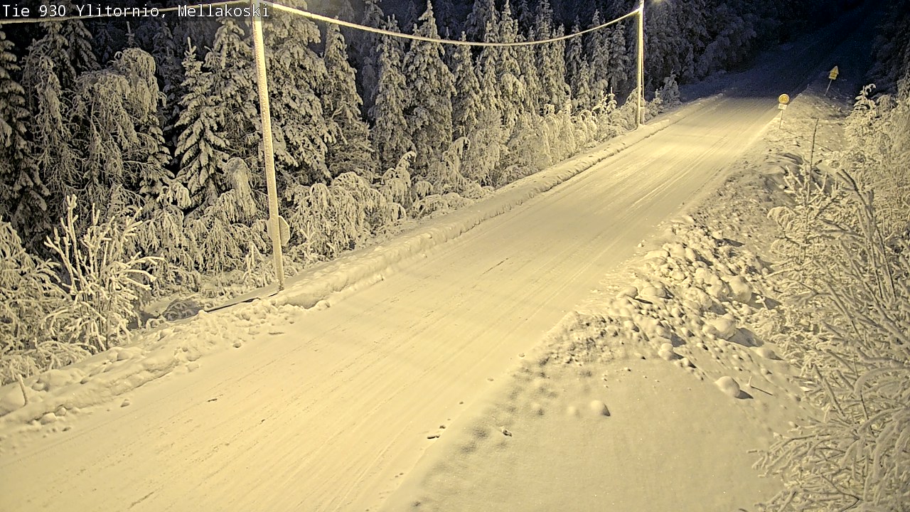 Kelikamerat Kuva TIe 930 Ylitornio, Mellakoski, Ylitornio, Lappi