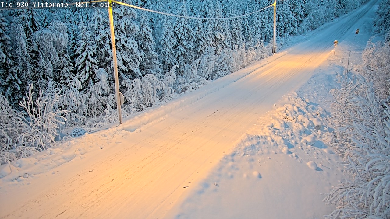 Kelikamerat Kuva TIe 930 Ylitornio, Mellakoski, Ylitornio, Lappi