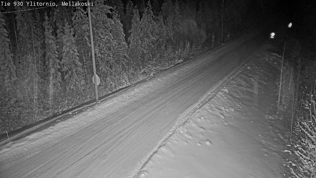 Weather Camera Image Road 83 Ylitornio, Mellakoski, Ylitornio, Lappi