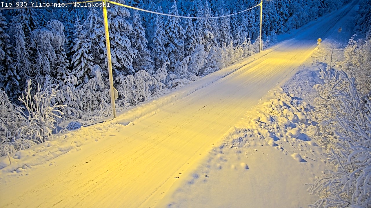 Kelikamerat Kuva TIe 930 Ylitornio, Mellakoski, Ylitornio, Lappi