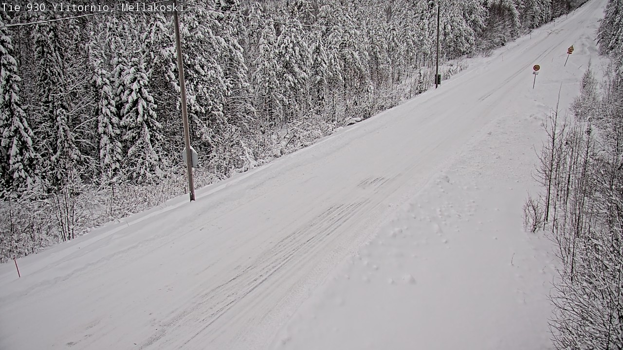 Kelikamerat Kuva TIe 930 Ylitornio, Mellakoski, Ylitornio, Lappi