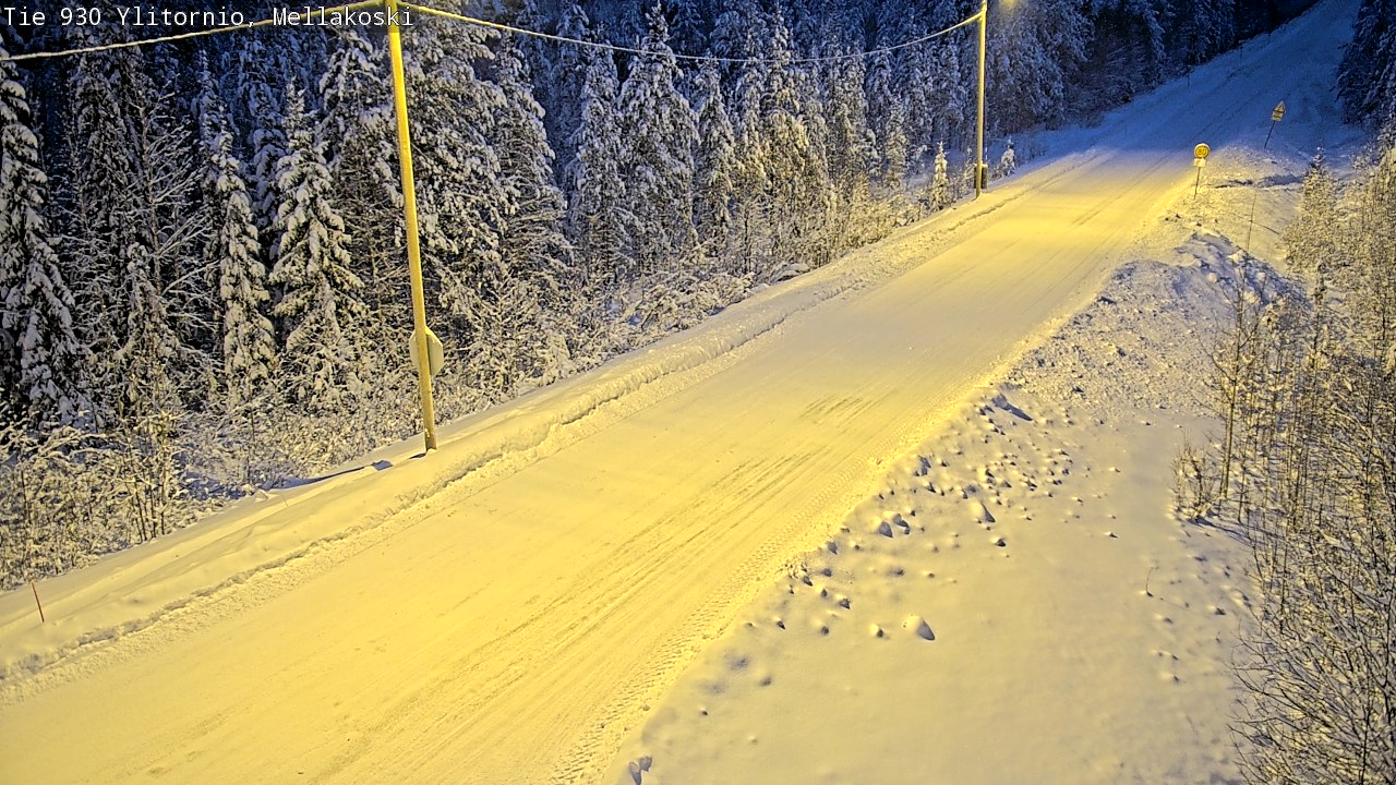 Kelikamerat Kuva TIe 930 Ylitornio, Mellakoski, Ylitornio, Lappi