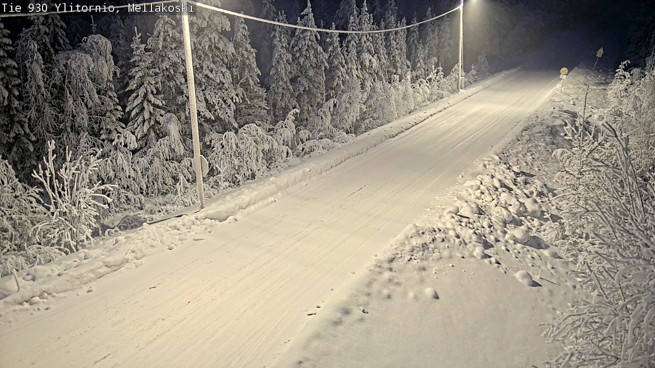 Kelikamerat Kuva TIe 930 Ylitornio, Mellakoski, Ylitornio, Lappi