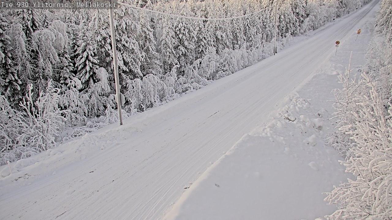 Kelikamerat Kuva TIe 930 Ylitornio, Mellakoski, Ylitornio, Lappi