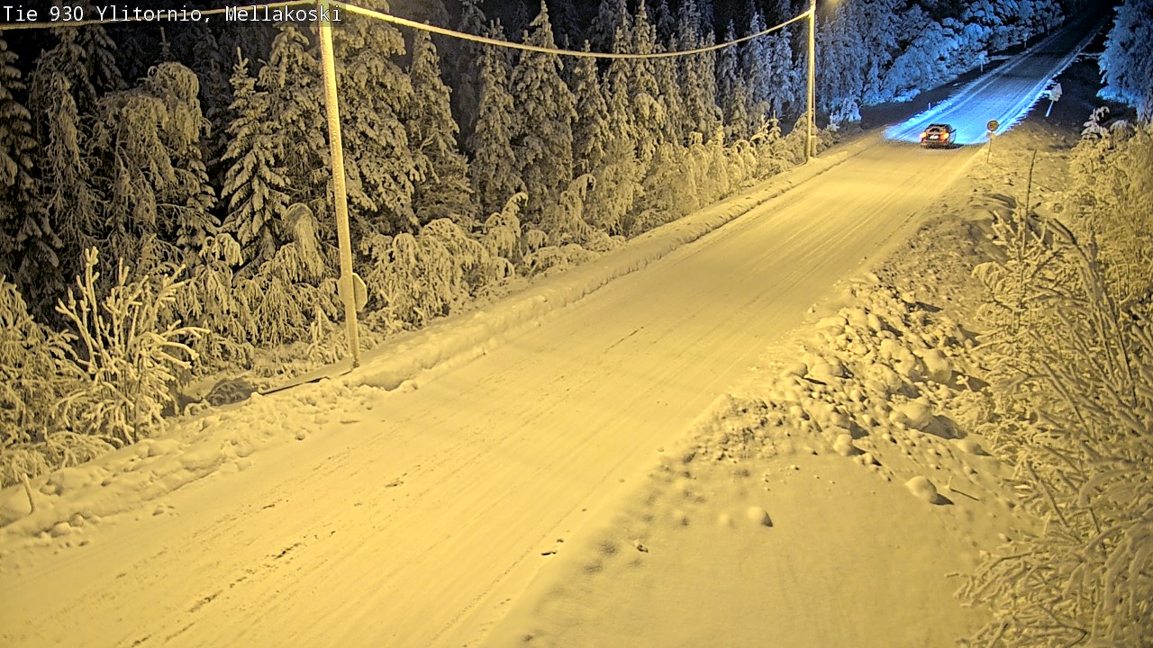 Weather Camera Image Road 83 Ylitornio, Mellakoski, Ylitornio, Lappi