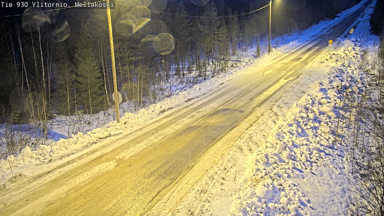 Weather Camera Image Road 83 Ylitornio, Mellakoski, Ylitornio, Lappi