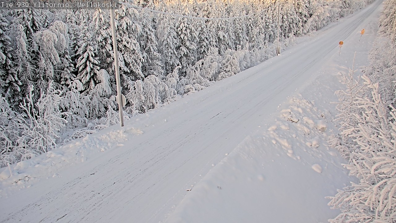 Weather Camera Image Road 83 Ylitornio, Mellakoski, Ylitornio, Lappi