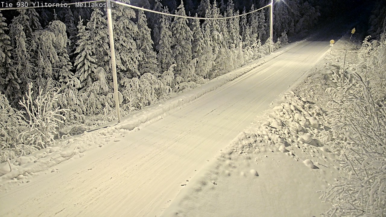 Kelikamerat Kuva TIe 930 Ylitornio, Mellakoski, Ylitornio, Lappi