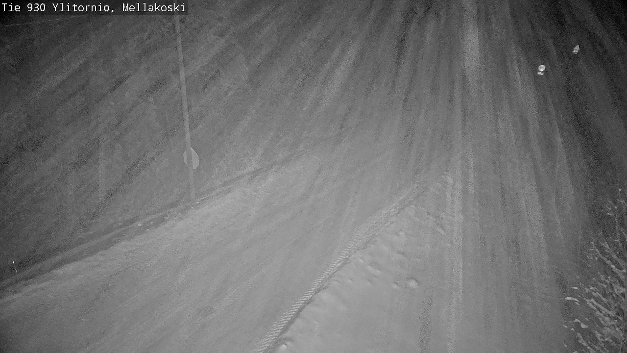 Weather Camera Image Road 83 Ylitornio, Mellakoski, Ylitornio, Lappi