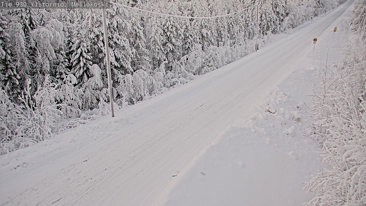 Weather Camera Image Road 83 Ylitornio, Mellakoski, Ylitornio, Lappi