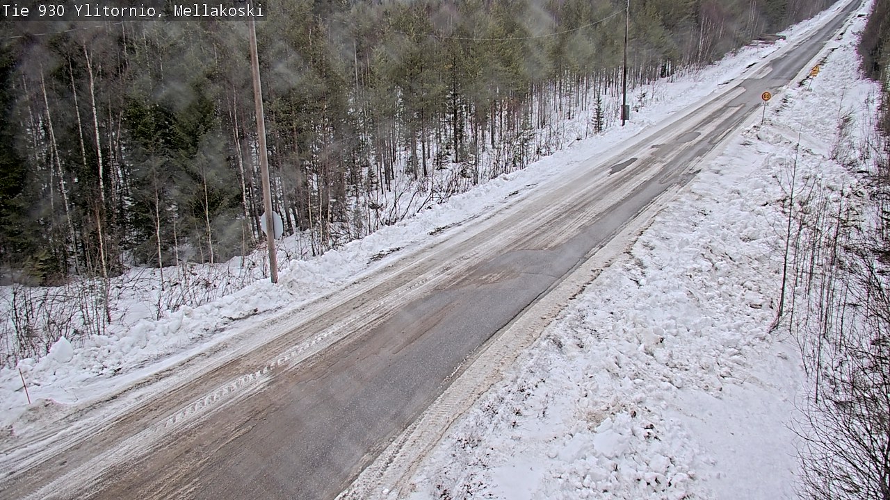 Weather Camera Image Road 83 Ylitornio, Mellakoski, Ylitornio, Lappi