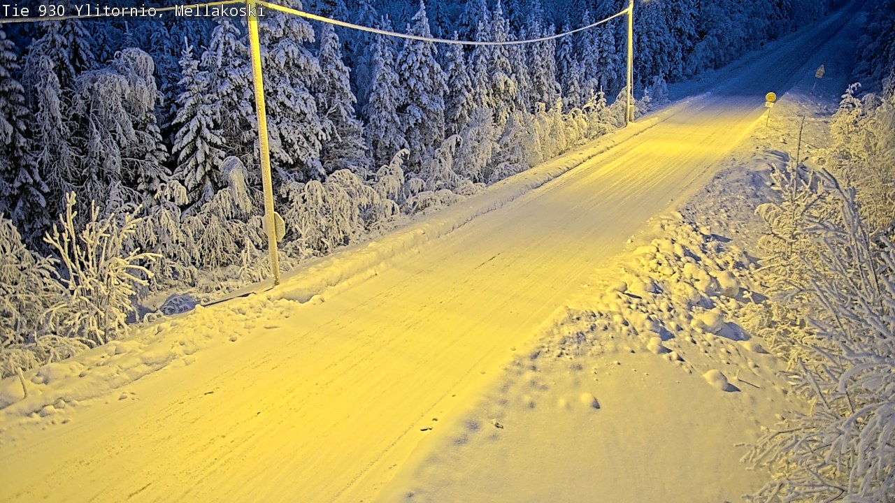 Kelikamerat Kuva TIe 930 Ylitornio, Mellakoski, Ylitornio, Lappi