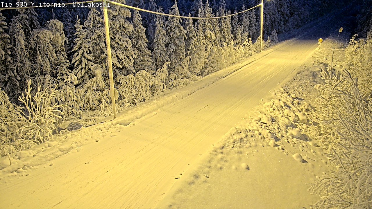 Kelikamerat Kuva TIe 930 Ylitornio, Mellakoski, Ylitornio, Lappi