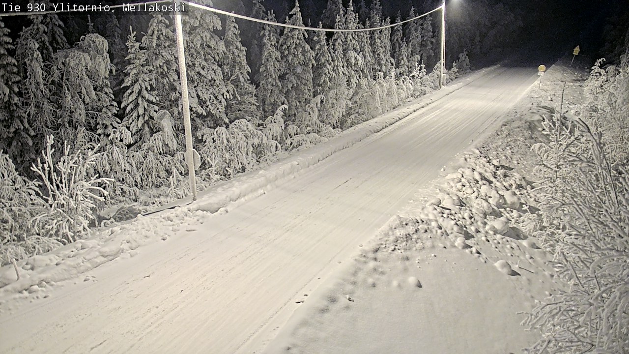 Kelikamerat Kuva TIe 930 Ylitornio, Mellakoski, Ylitornio, Lappi