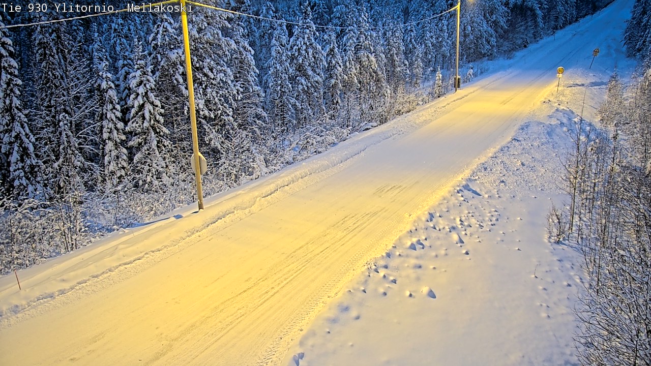 Kelikamerat Kuva TIe 930 Ylitornio, Mellakoski, Ylitornio, Lappi