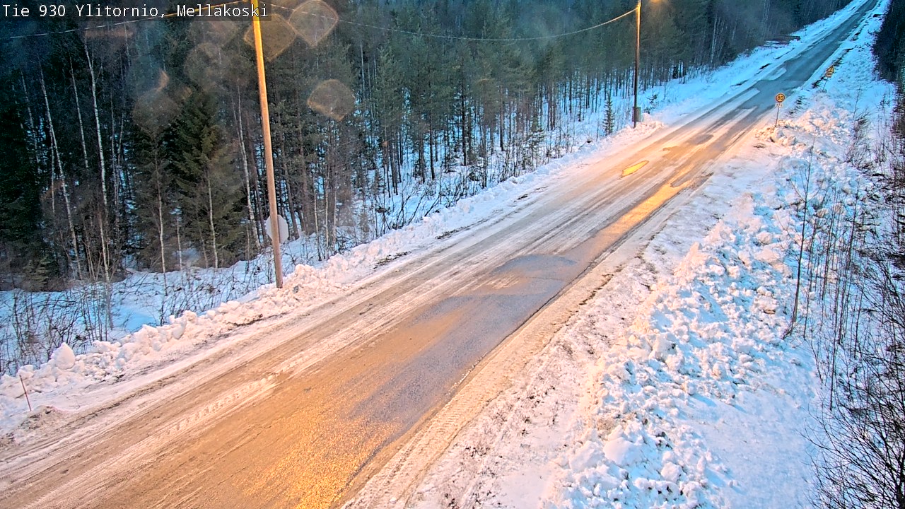 Weather Camera Image Road 83 Ylitornio, Mellakoski, Ylitornio, Lappi