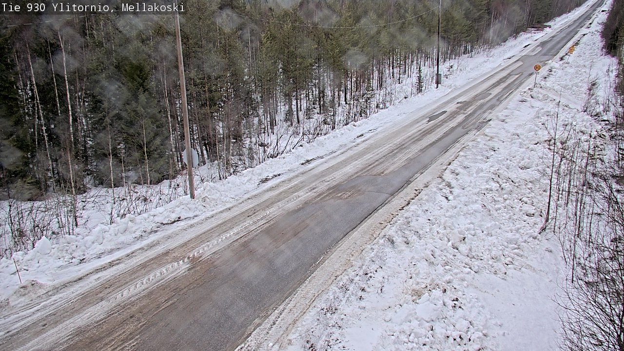 Weather Camera Image Road 83 Ylitornio, Mellakoski, Ylitornio, Lappi