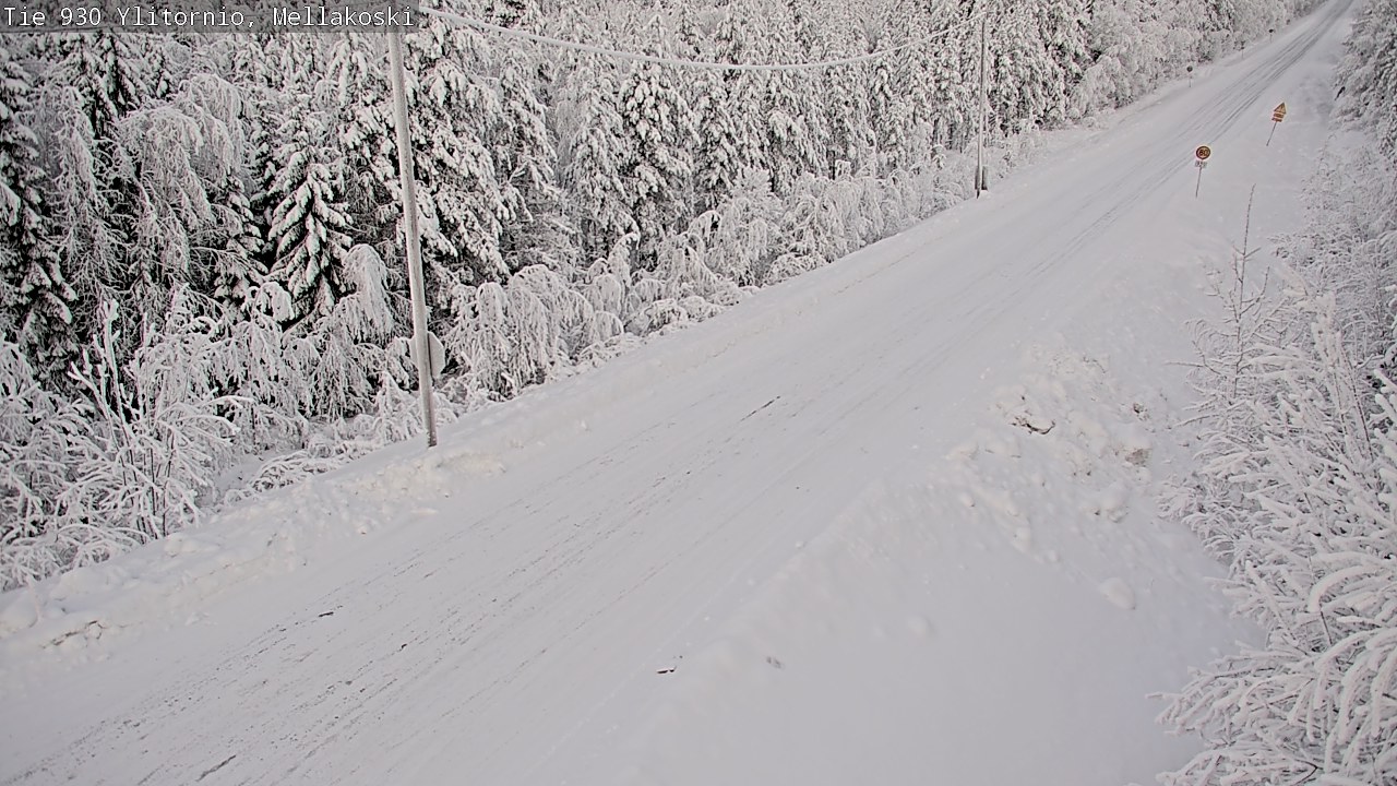 Kelikamerat Kuva TIe 930 Ylitornio, Mellakoski, Ylitornio, Lappi