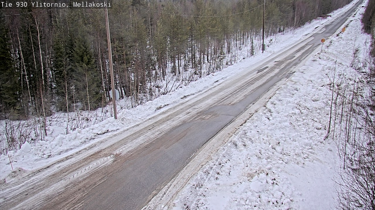 Weather Camera Image Road 83 Ylitornio, Mellakoski, Ylitornio, Lappi