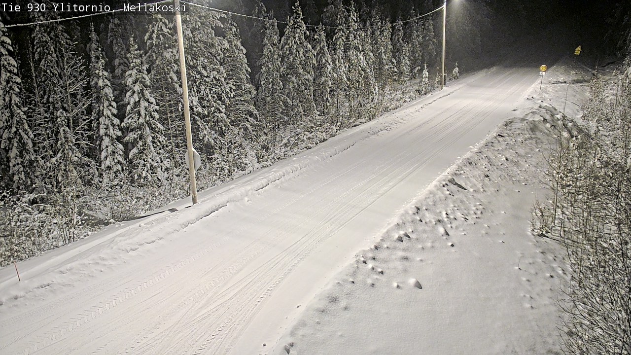Weather Camera Image Road 83 Ylitornio, Mellakoski, Ylitornio, Lappi