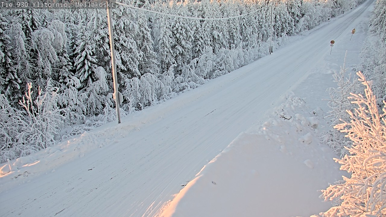 Kelikamerat Kuva TIe 930 Ylitornio, Mellakoski, Ylitornio, Lappi