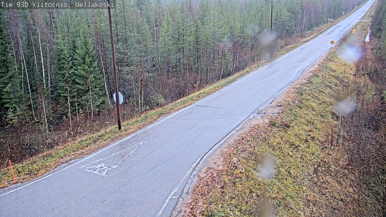 Weather Camera Image Väg 83 Övertorneå, Mellakoski, Ylitornio, Lappi