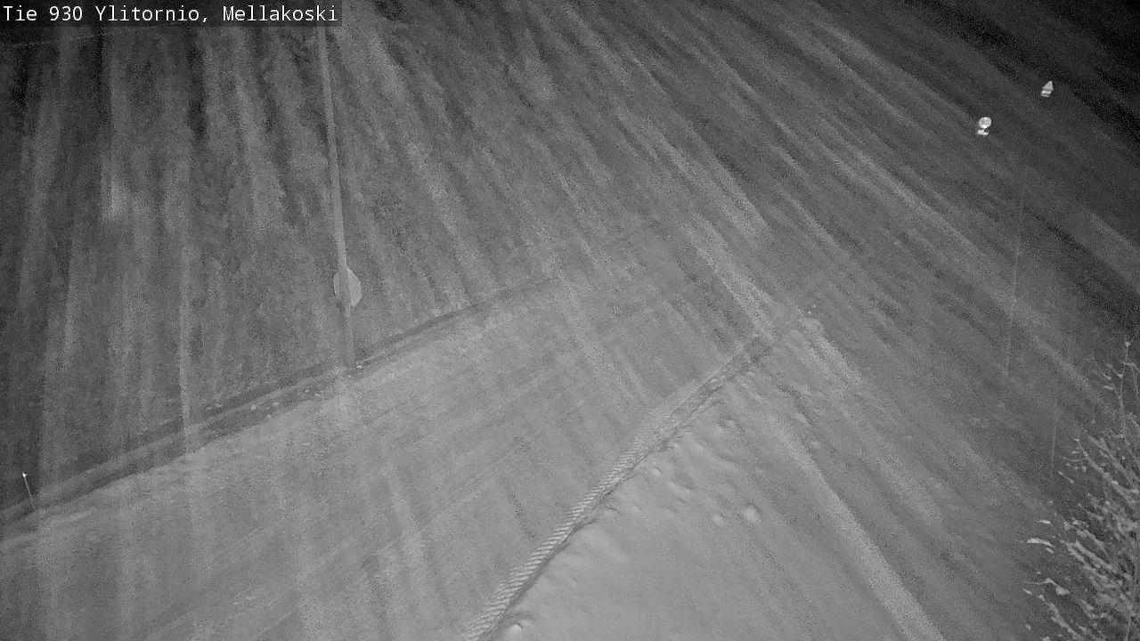 Weather Camera Image Road 83 Ylitornio, Mellakoski, Ylitornio, Lappi