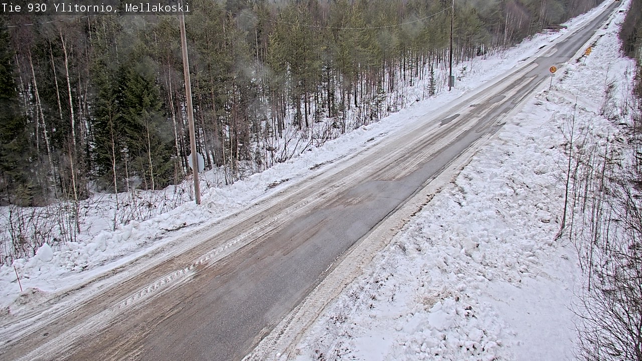 Weather Camera Image Road 83 Ylitornio, Mellakoski, Ylitornio, Lappi