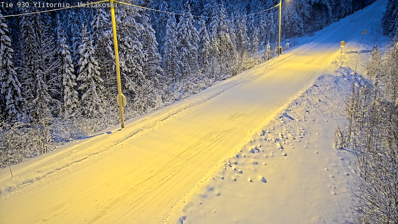 Kelikamerat Kuva TIe 930 Ylitornio, Mellakoski, Ylitornio, Lappi