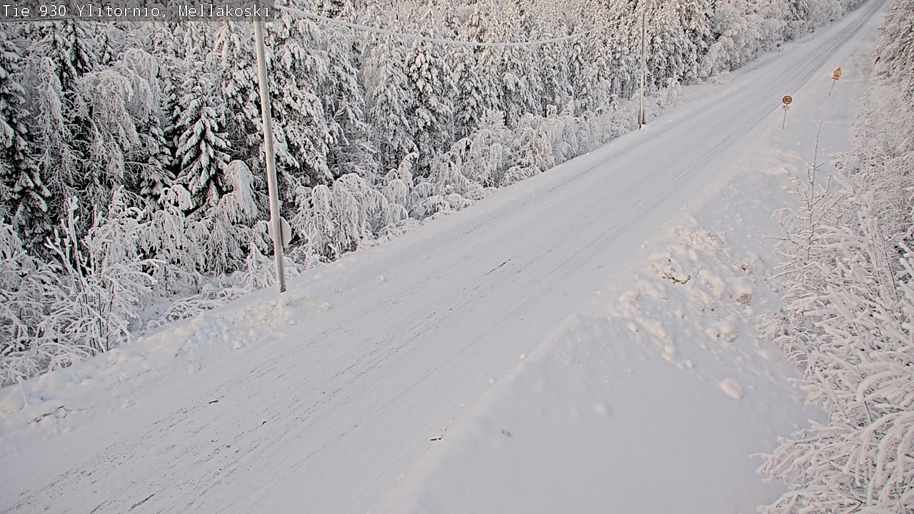 Weather Camera Image Road 83 Ylitornio, Mellakoski, Ylitornio, Lappi