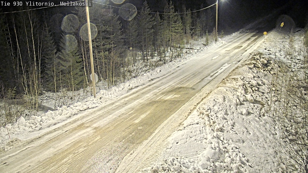 Kelikamerat Kuva TIe 930 Ylitornio, Mellakoski, Ylitornio, Lappi