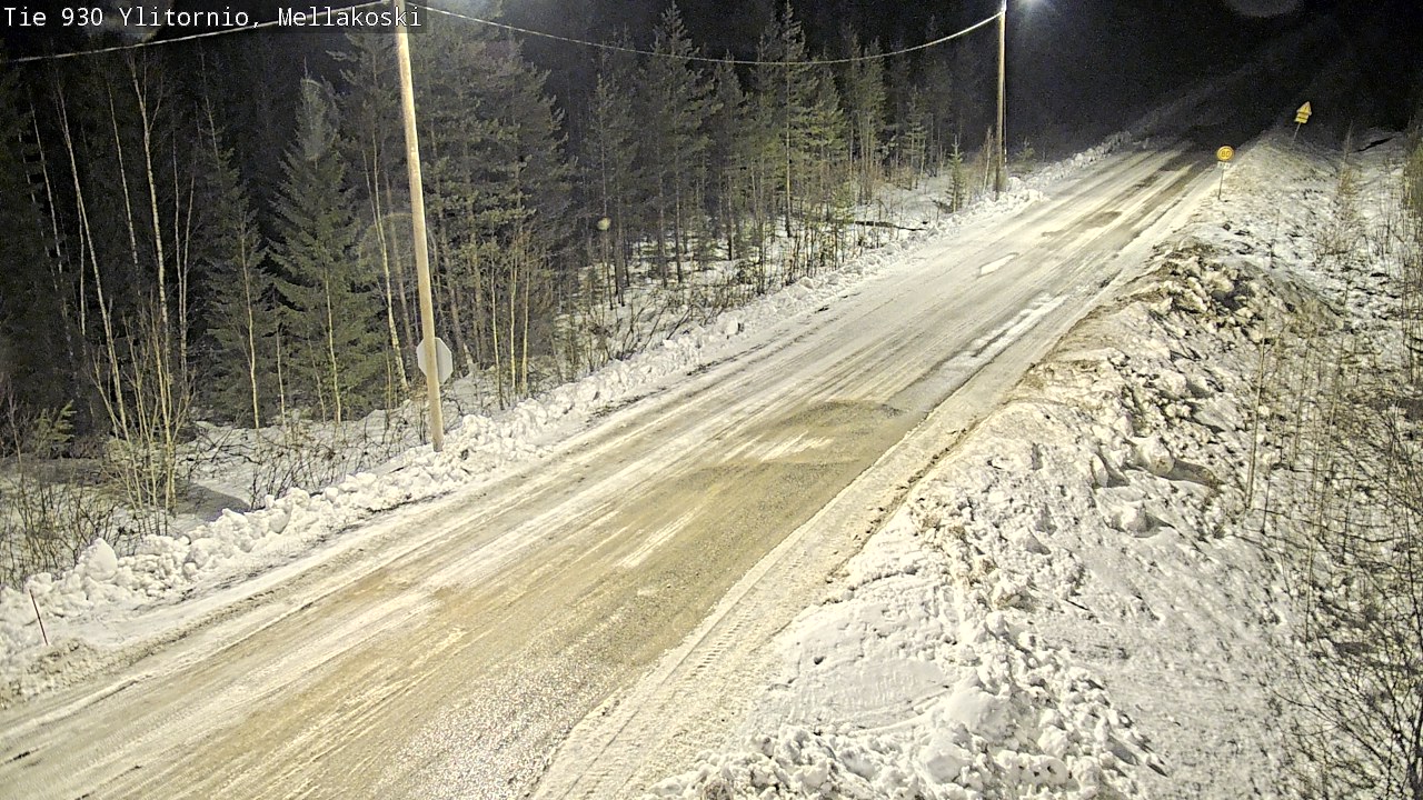 Kelikamerat Kuva TIe 930 Ylitornio, Mellakoski, Ylitornio, Lappi