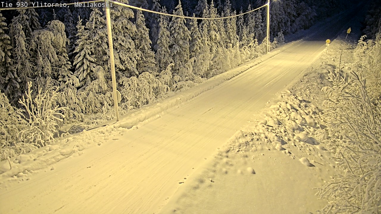 Kelikamerat Kuva TIe 930 Ylitornio, Mellakoski, Ylitornio, Lappi