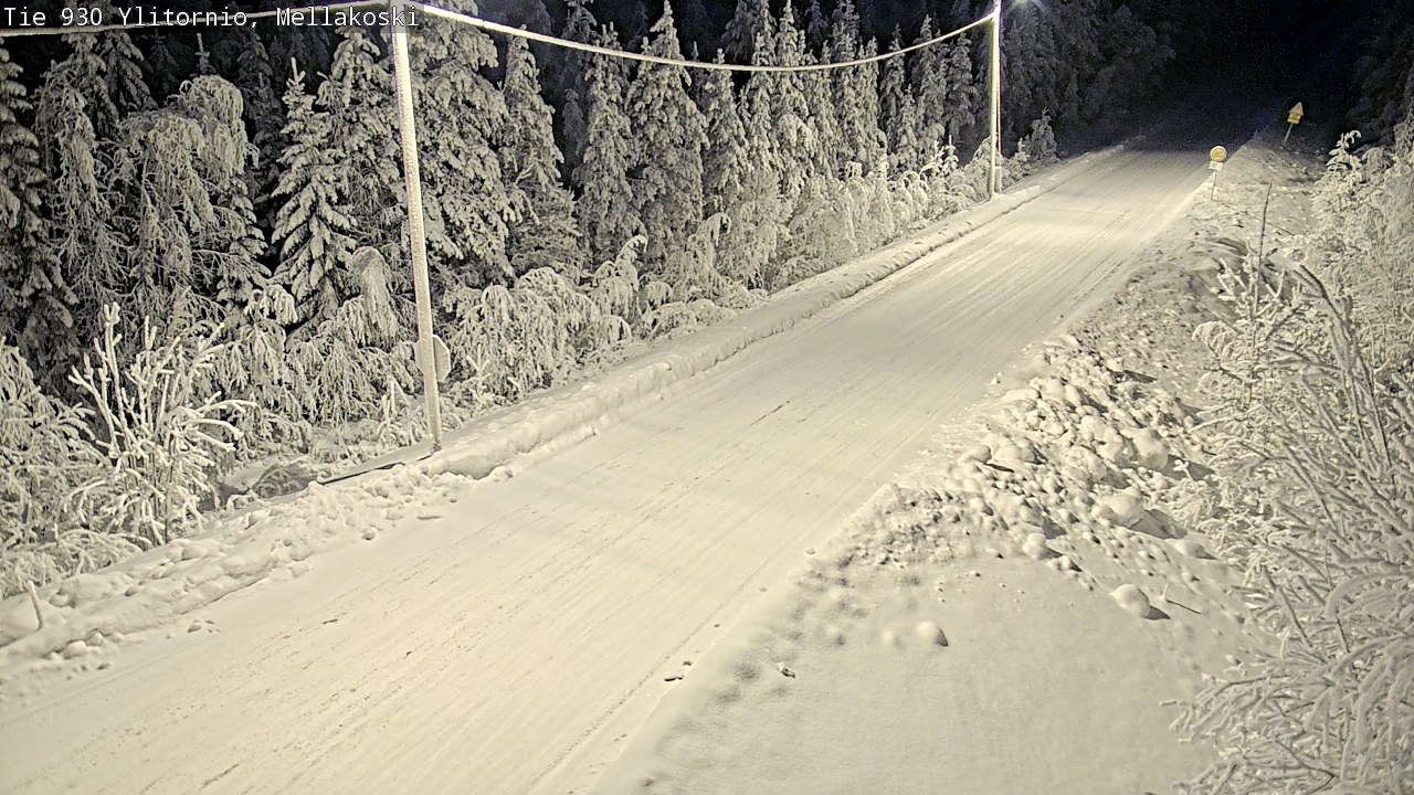 Kelikamerat Kuva TIe 930 Ylitornio, Mellakoski, Ylitornio, Lappi