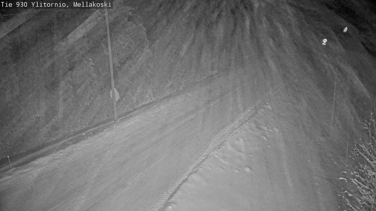 Weather Camera Image Road 83 Ylitornio, Mellakoski, Ylitornio, Lappi