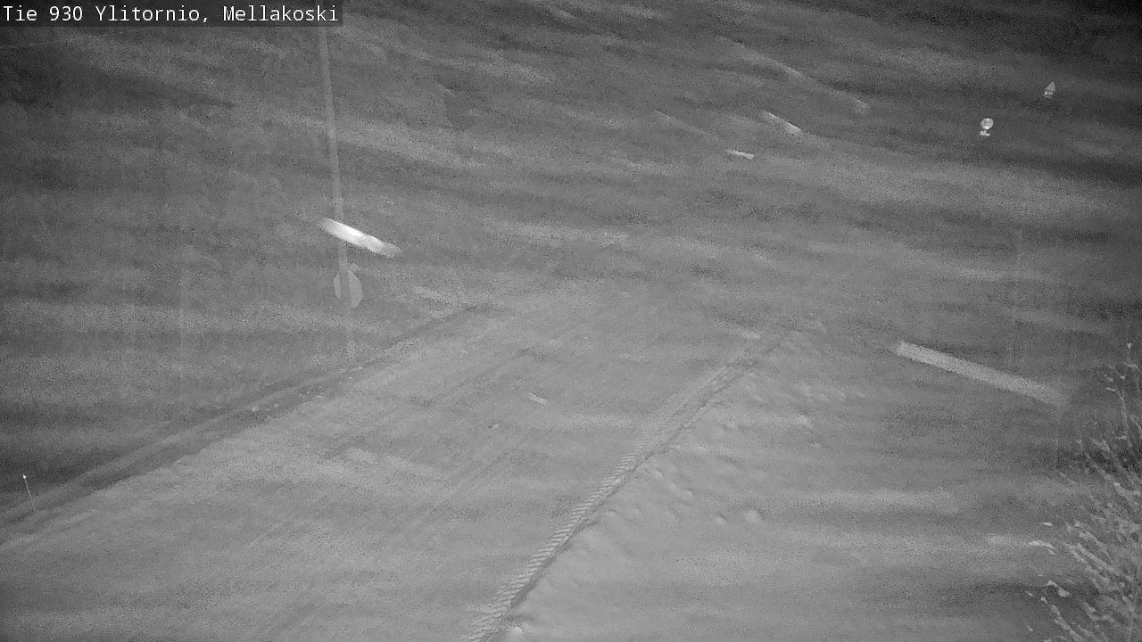 Weather Camera Image Road 83 Ylitornio, Mellakoski, Ylitornio, Lappi