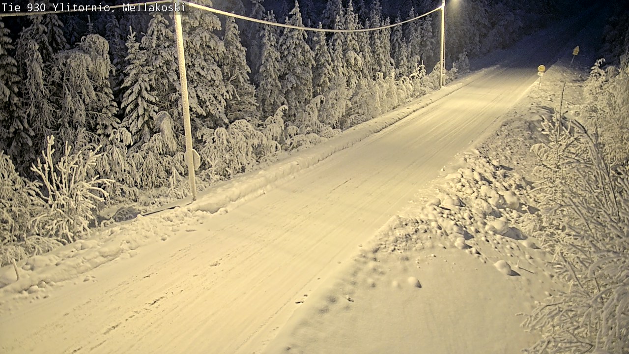 Weather Camera Image Road 83 Ylitornio, Mellakoski, Ylitornio, Lappi